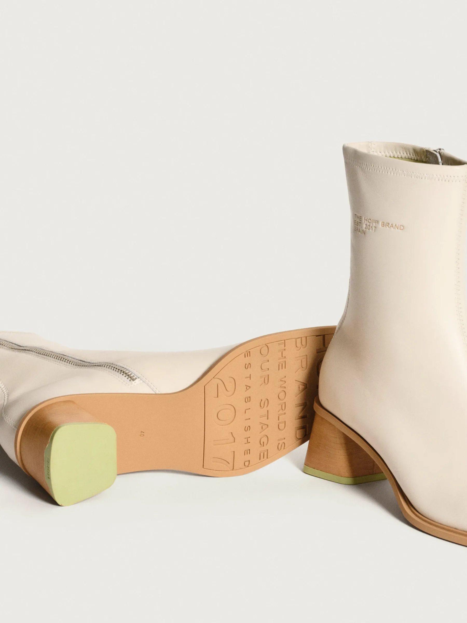 BOTÍN TACÓN DATE OFF WHITE^HOFF Outlet