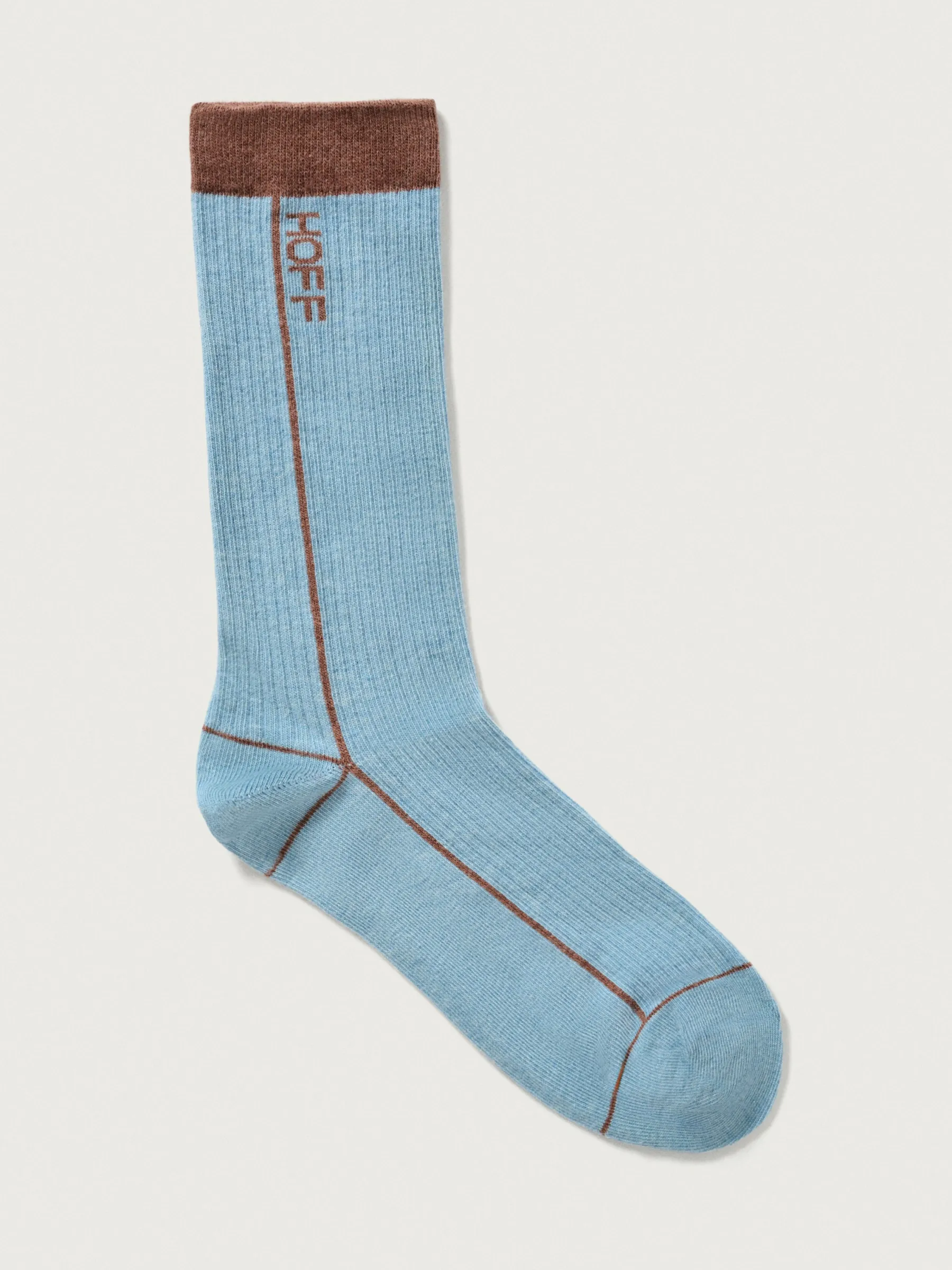 CALCETÍN CON DETALLE RAYA AZUL^HOFF Clearance