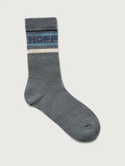 CALCETÍN LOGO GRIS^HOFF