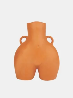 LOVE HANDLES VASE ORANGE^HOFF
