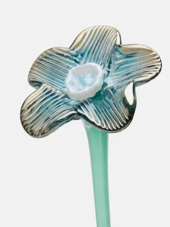 MOUTHBLOWN CRYSTAL FLOWER SILVER^HOFF Outlet