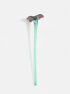 MOUTHBLOWN CRYSTAL FLOWER BROWN^HOFF Best